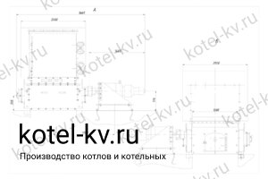 Чертеж топки ТЛПХ 1.4/6.0